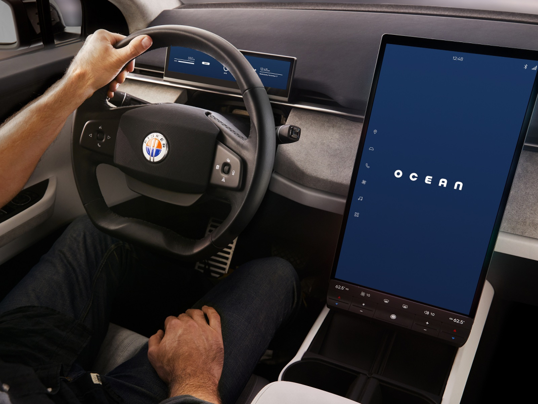 салон Fisker Ocean, Fisker Ocean, електромобіль Fisker, кросовер Fisker