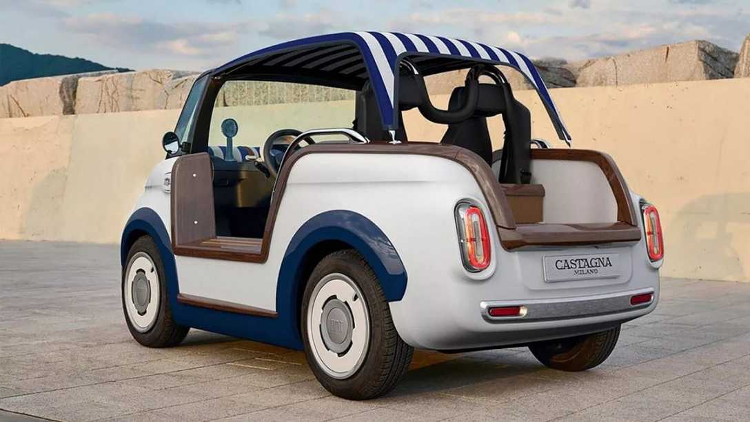 Fiat Topolino Castagna, Fiat Topolino Spiaggina, Fiat Topolino, новий Fiat Topolino, електромобіль Fiat