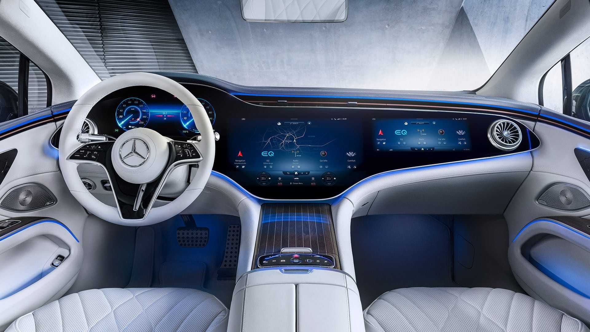 Mercedes EQS 450+ - Долговечный и роскошный электроседан от Mercedes