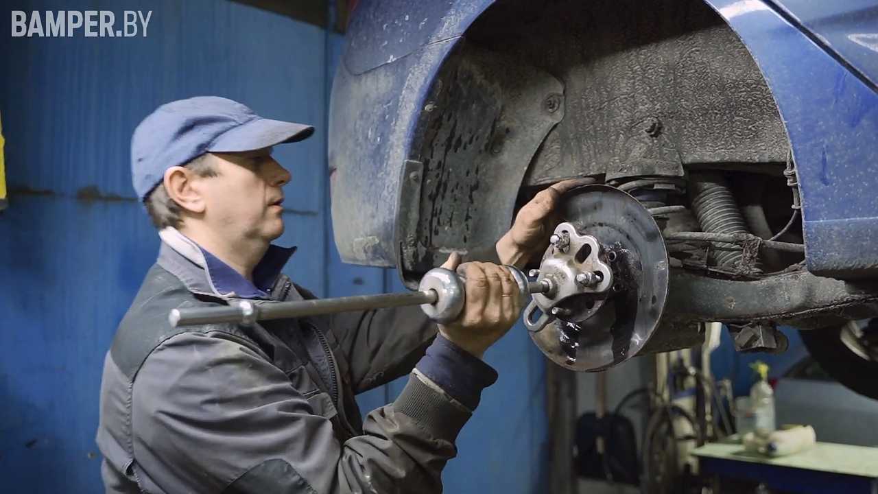 Замена подшипника ступицы на Hyundai Solaris