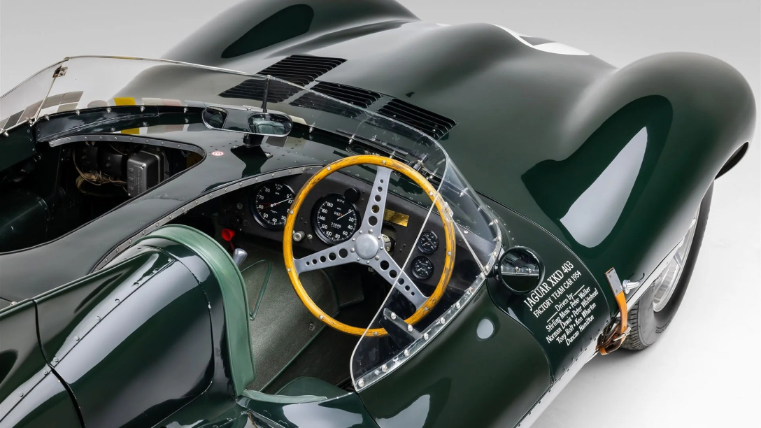 салон Jaguar D-Type салон Jaguar D-Type, Jaguar D-Type 1954, спорткар Jaguar