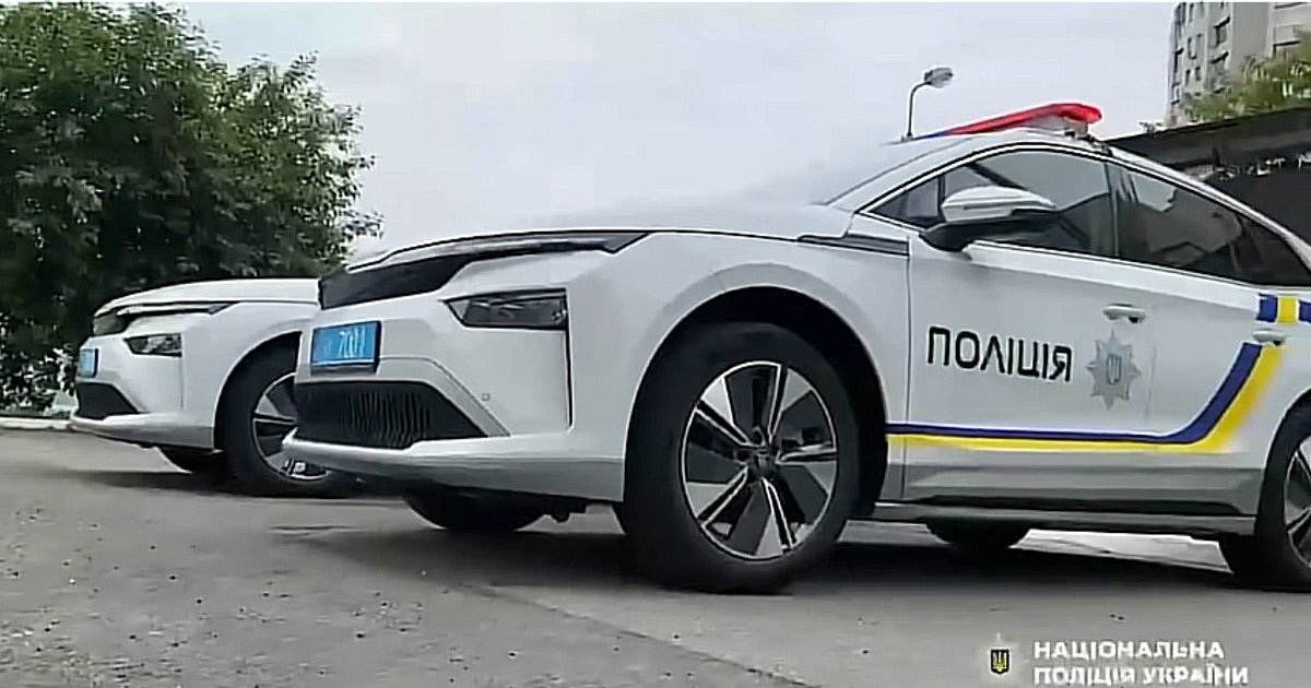 Київ отримує електромобільний пульс: Skoda на службі поліції міста