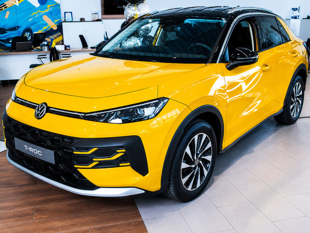Новий Volkswagen T-Roc: 150 сил, 8-ступеневий автомат. Тест-драйви в Україні стартували!