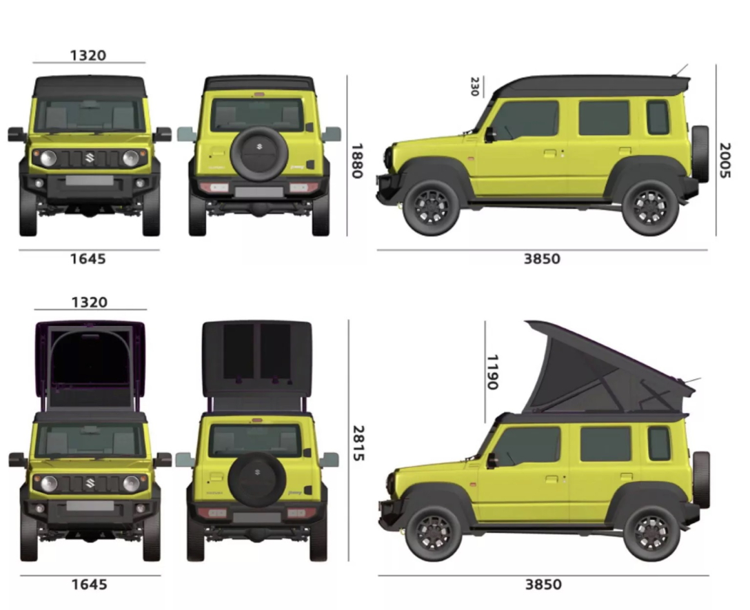 Suzuki Jimny, тюнінг Suzuki Jimny, дім на колесах